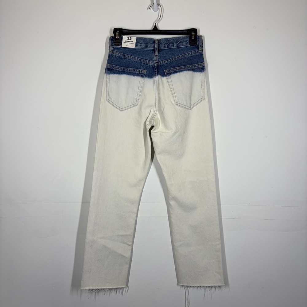 NWT Mango MNG High Rise Straight Leg Jean Size 32 or US 1 - Picture 4 of 11